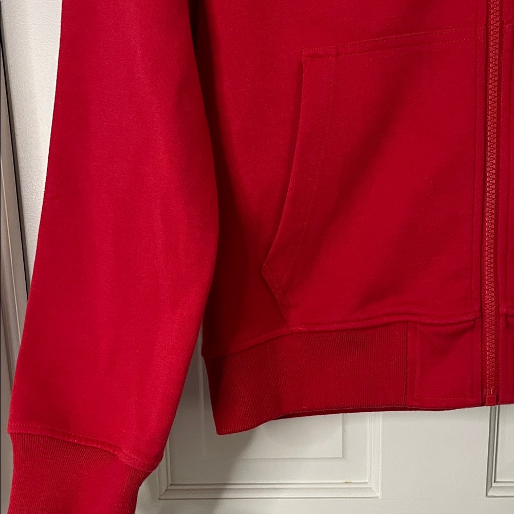 Billionaire Boys Club Red Full Zip Hooded Sweatshirt - Size Medium - Picture 6 of 15